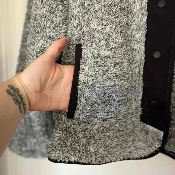 NEW Ocean + Coast Women’s Large Sherpa Fleece Jacket - Fluffy, Cozy, Warm Winter - Picture 8 of 10